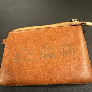 MW Most Wanted Brown leather change purse